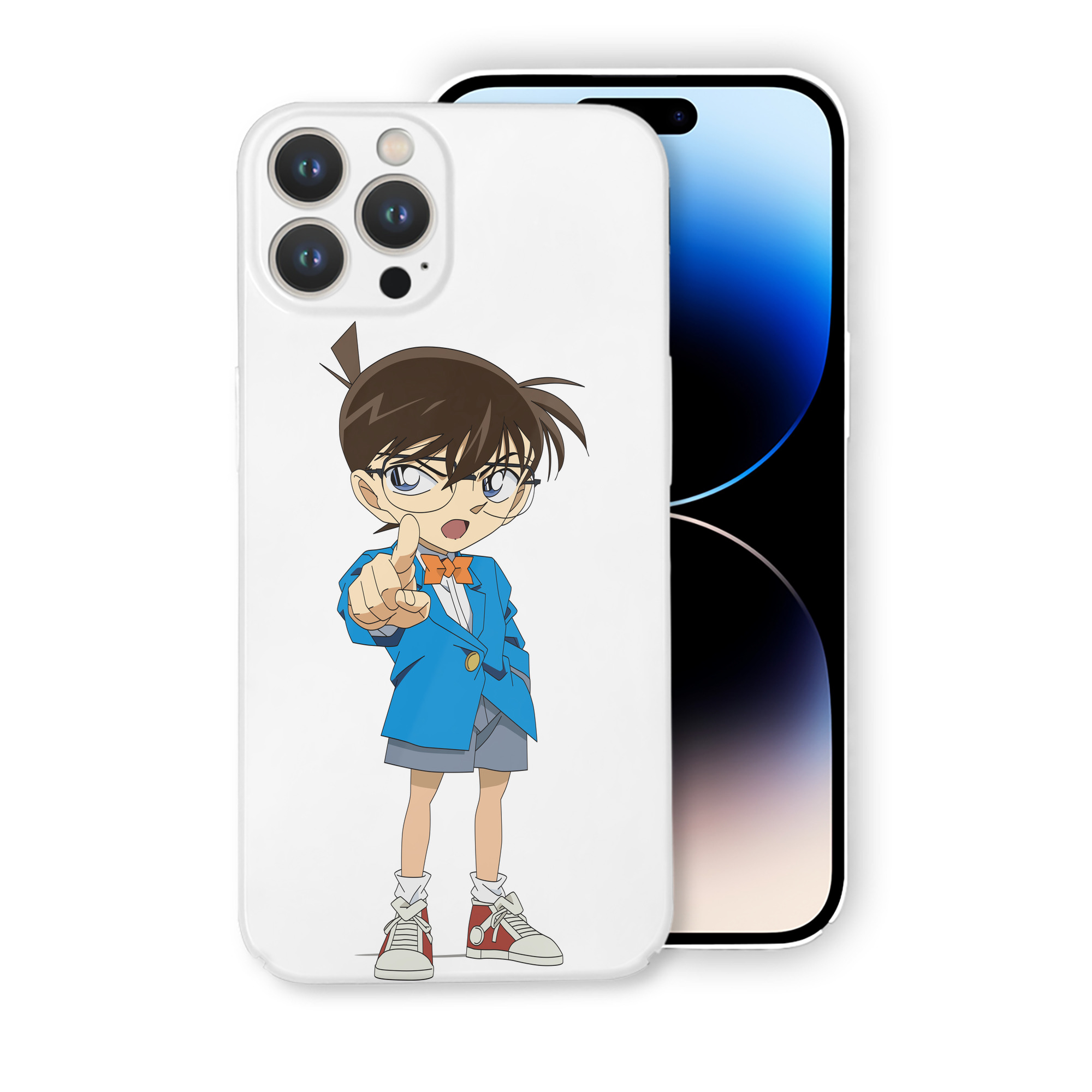 （画像用） 名探偵コナン 江戸川 コナン Detective Conan Conan Edogawa 【iPhone 14シリーズ対応】ハードケース